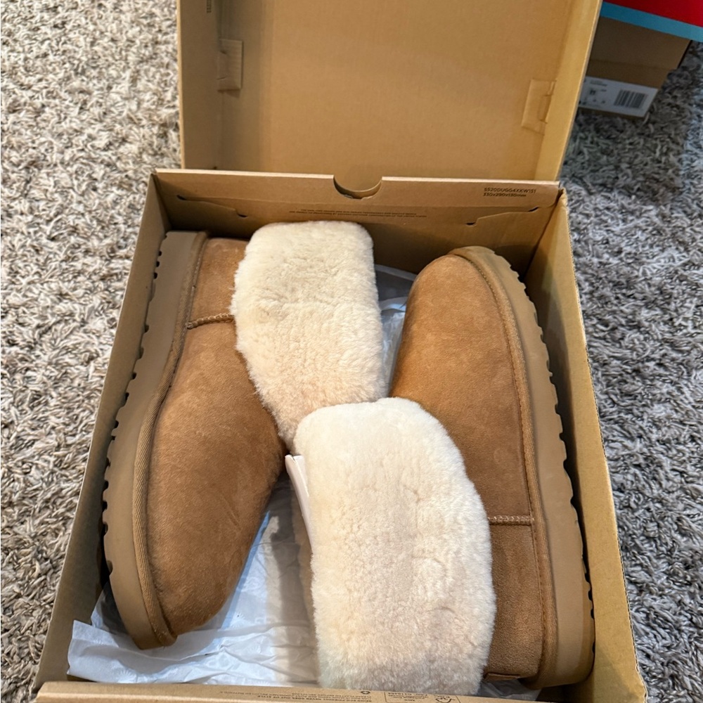 UGG Tan Boots with Shearling Lining